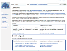 Tablet Screenshot of geneawiki.familiekunde-brussel.be