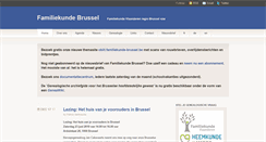 Desktop Screenshot of familiekunde-brussel.be