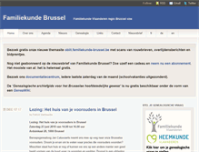 Tablet Screenshot of familiekunde-brussel.be
